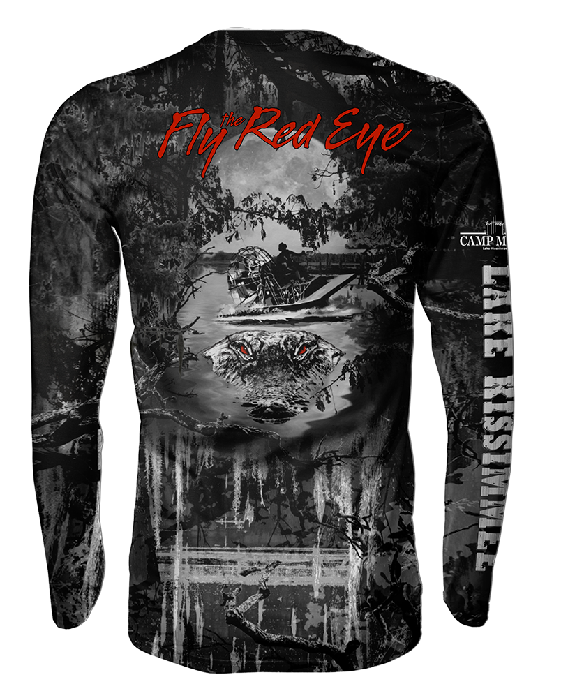 Fly the Red Eye Camo, Performance Long Sleeve