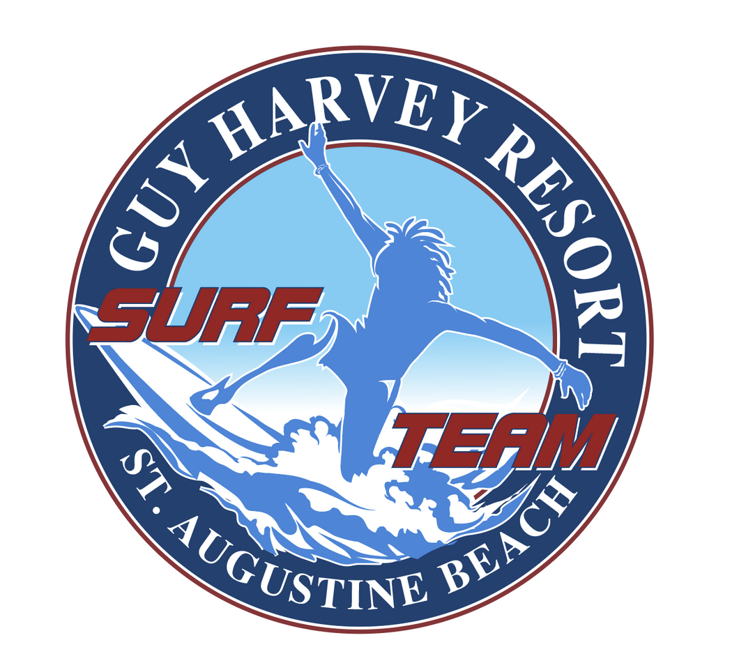 Guy Harvey Resort St Augustine Beach Surf Team Decal