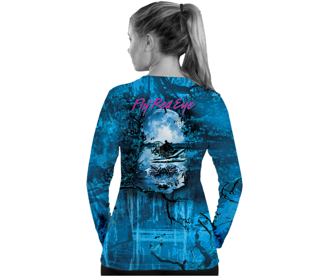 Fly The Red Eye Performance Long Sleeve - Ladies